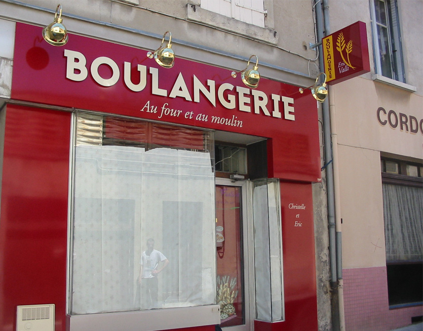 Enseigne et drapeau, vitrine Boulangerie : Signes Distinctifs